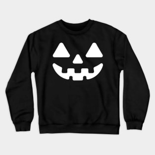 Jack o Lantern Pumpkin Face Crewneck Sweatshirt